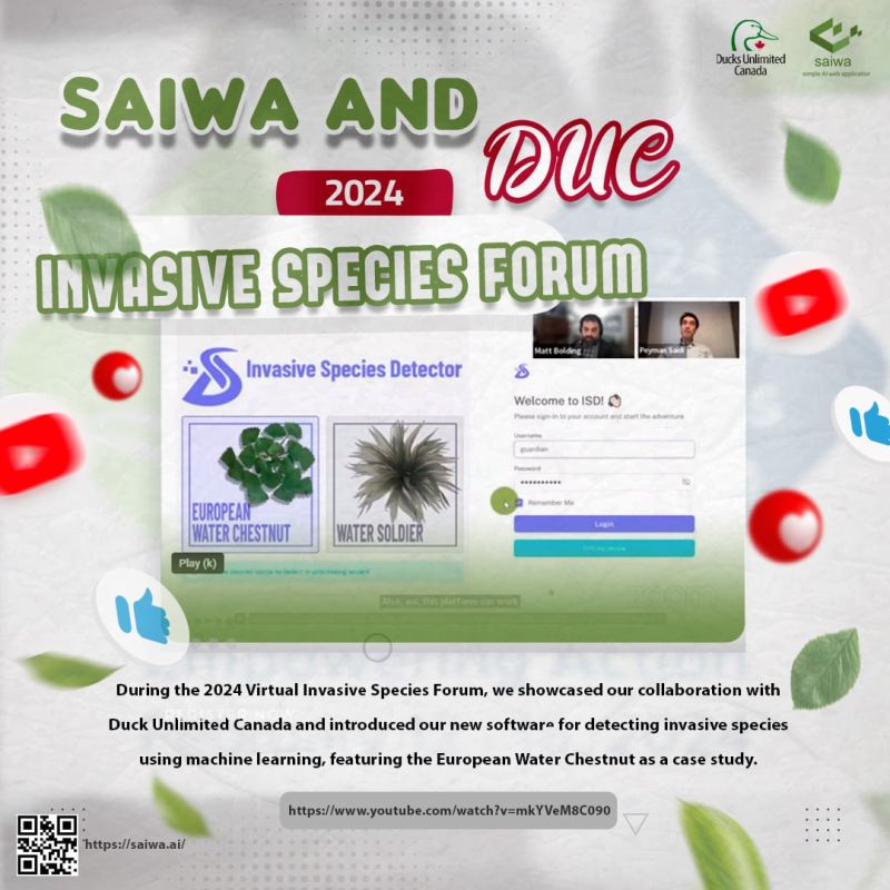 Saiwa and DUC jointly participated in 2024 Invasive Species Forum